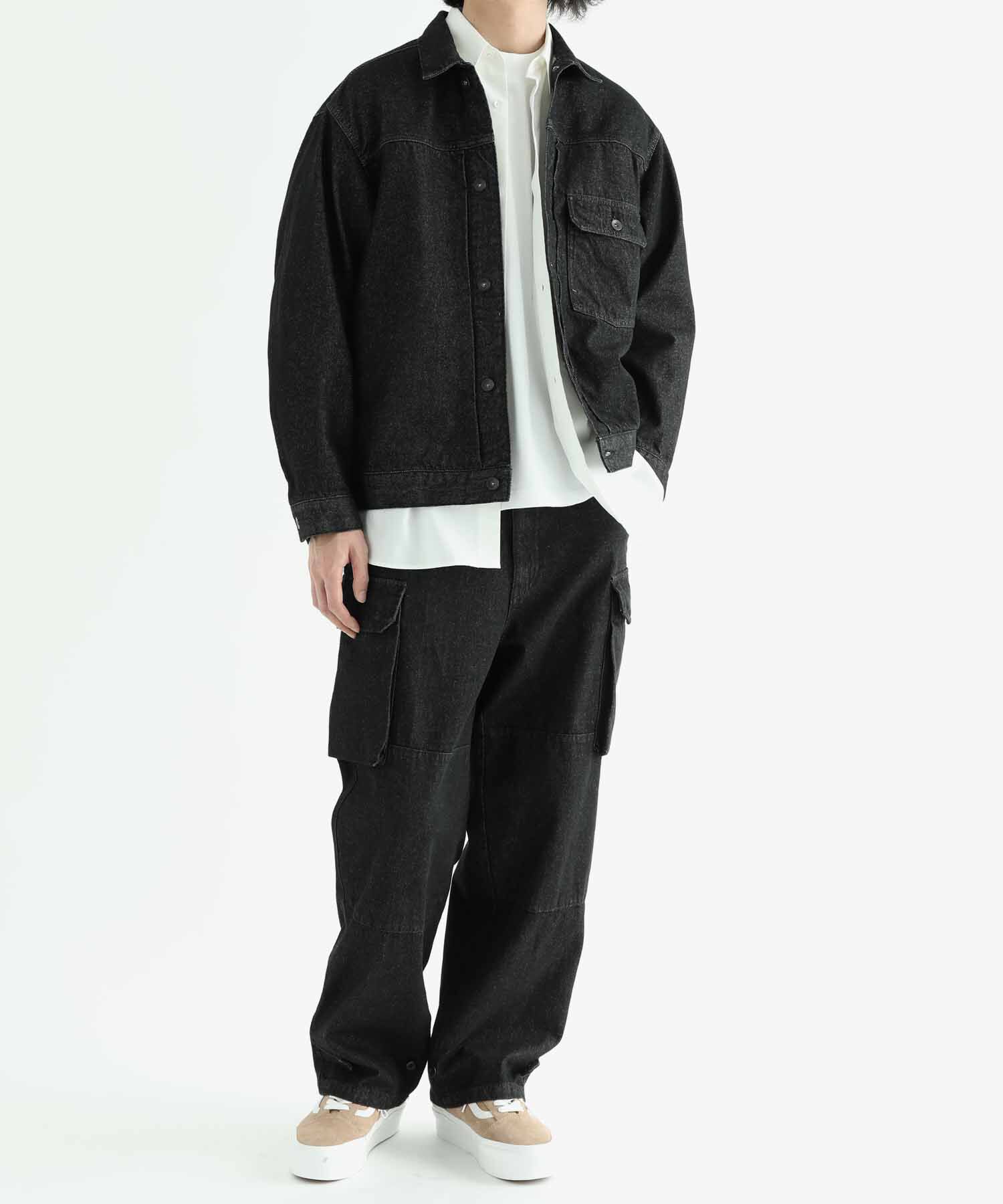 ADAM ET ROPE'「《定番》【コットンUSA】オーバーサイズ デニムジャケット / ユニセックス」|デニムジャケット|