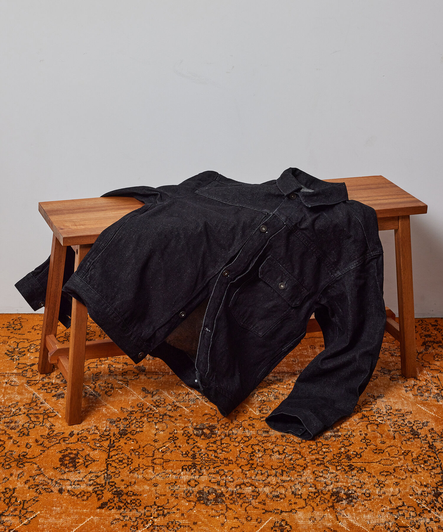 ADAM ET ROPE'「《定番》【コットンUSA】オーバーサイズ デニムジャケット / ユニセックス」|デニムジャケット|