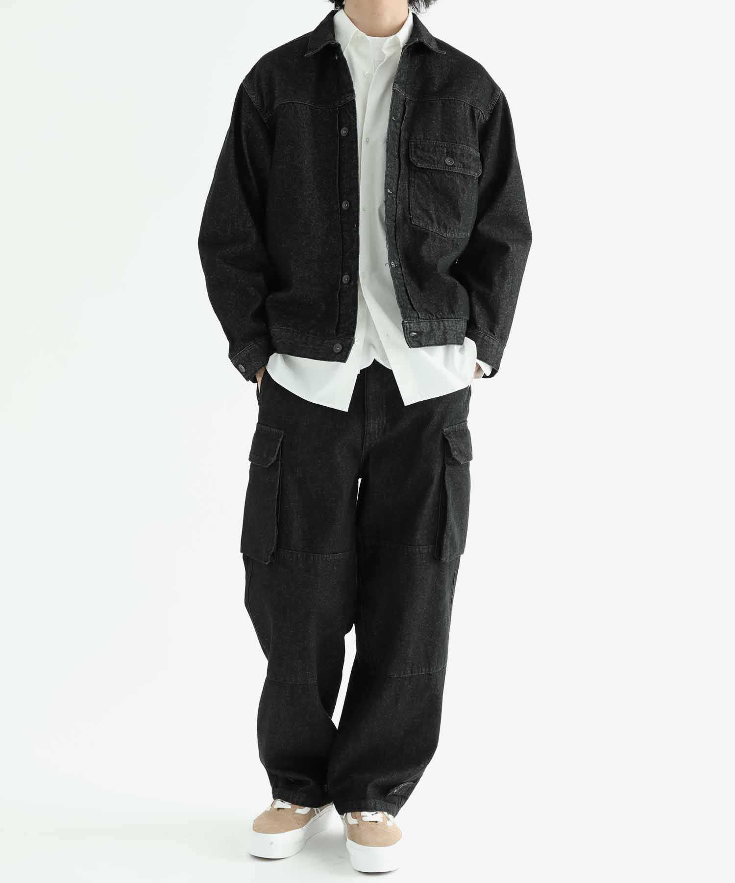 ADAM ET ROPE'「《定番》【コットンUSA】オーバーサイズ デニムジャケット / ユニセックス」|デニムジャケット|
