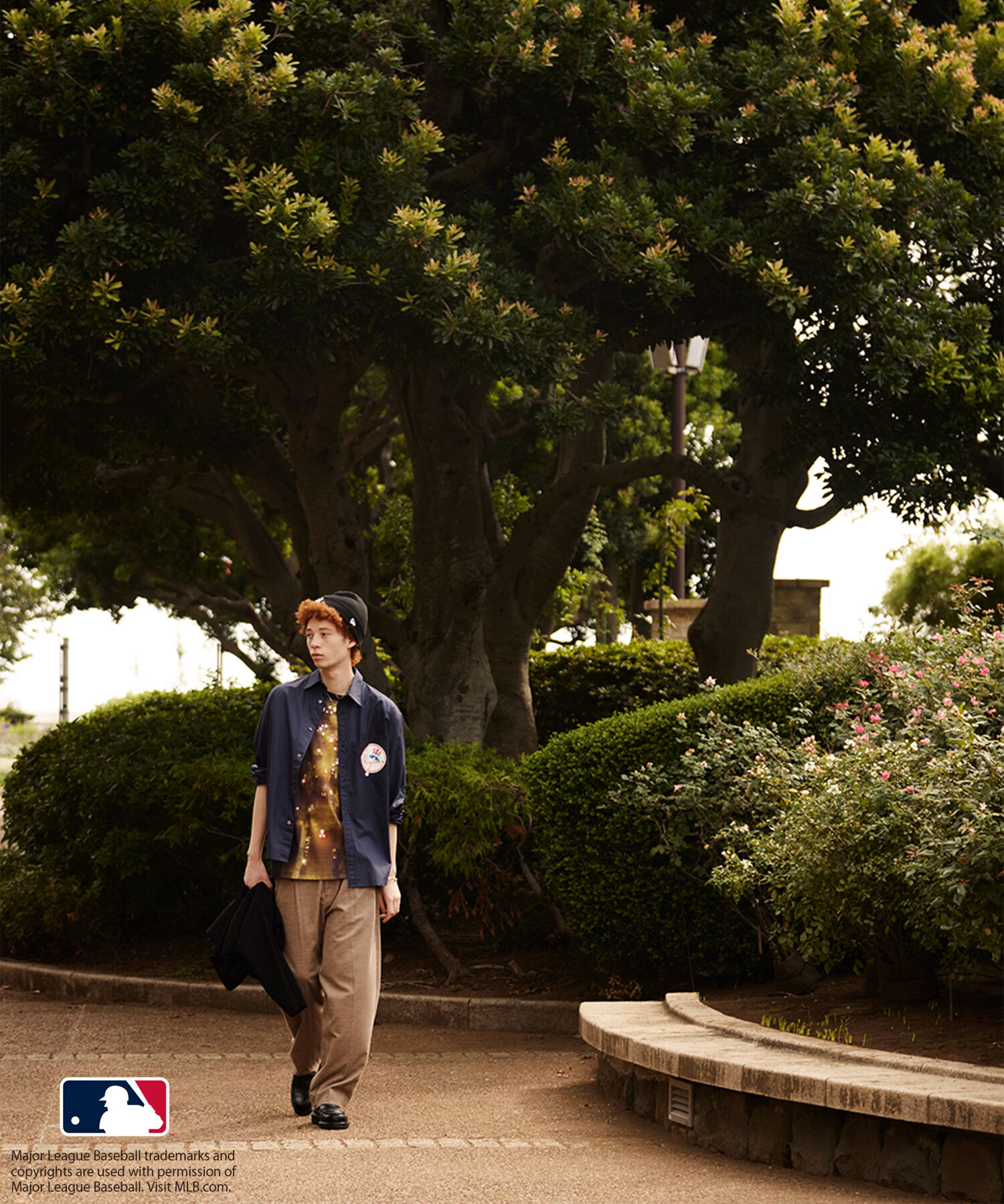 ADAM ET ROPE'「【MLB COLLECTION BY JUN】チームロゴプリントシャツ」|シャツ・ブラウス|