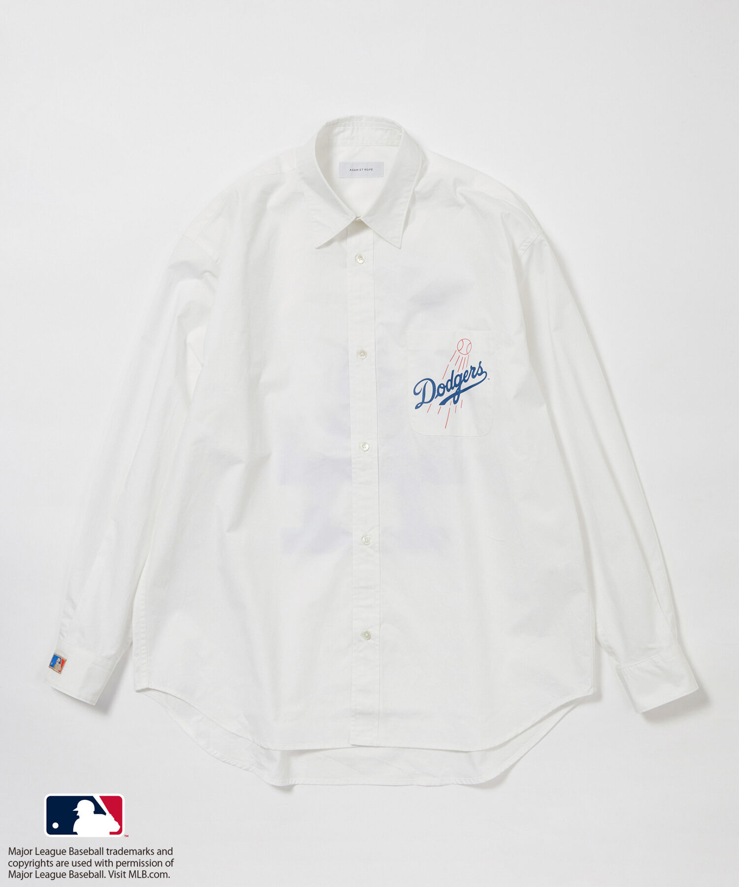 ADAM ET ROPE'「【MLB COLLECTION BY JUN】チームロゴプリントシャツ」|シャツ・ブラウス|