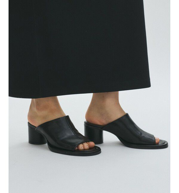 ADAM ET ROPE'「カバーヒールサンダル」|サンダル|ブラック(01)