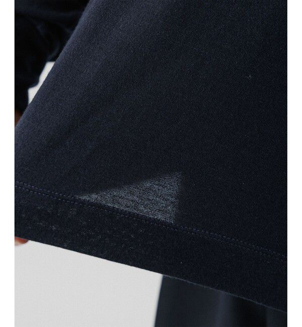 ADAM ET ROPE'「【NIKKE】ウール天竺 ロングスリーブ ニットTシャツ」|Tシャツ・カットソー|