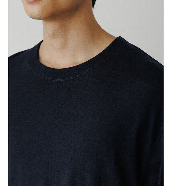 ADAM ET ROPE'「【NIKKE】ウール天竺 ロングスリーブ ニットTシャツ」|Tシャツ・カットソー|