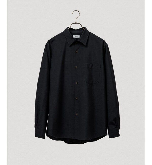 ADAM ET ROPE'「【NIKKE】レギュラーカラー シャツ」|シャツ・ブラウス|ブラック(01)