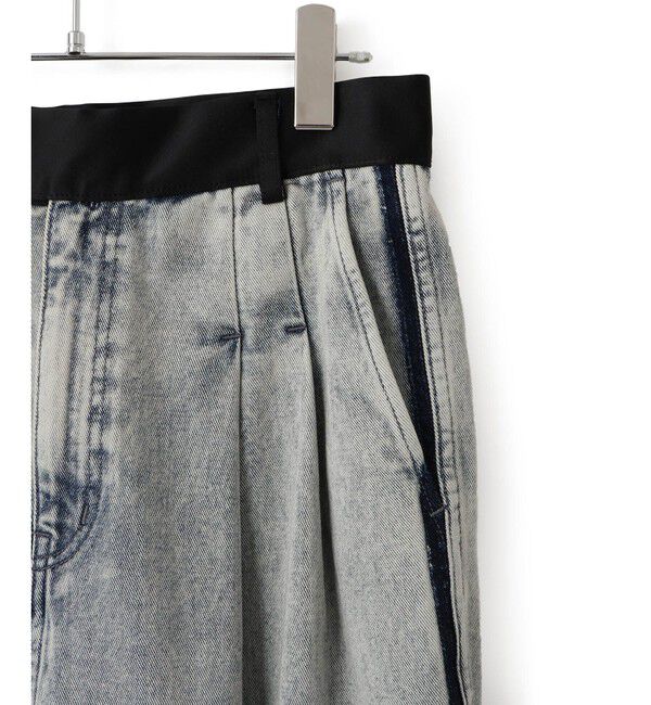 ADAM ET ROPE'「【EMOELLE】ドレスデニムパンツ」|デニム|