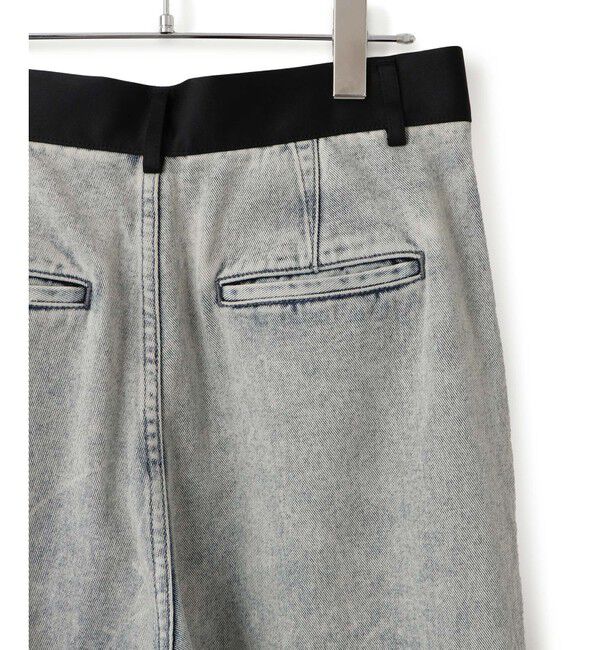 ADAM ET ROPE'「【EMOELLE】ドレスデニムパンツ」|デニム|