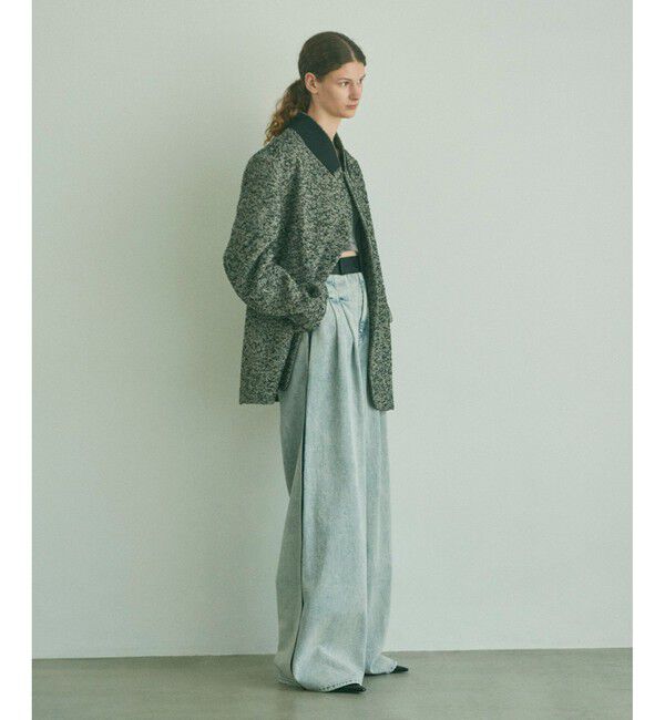 ADAM ET ROPE'「【EMOELLE】オーバーサイズシングルジャケット」|テーラードジャケット|