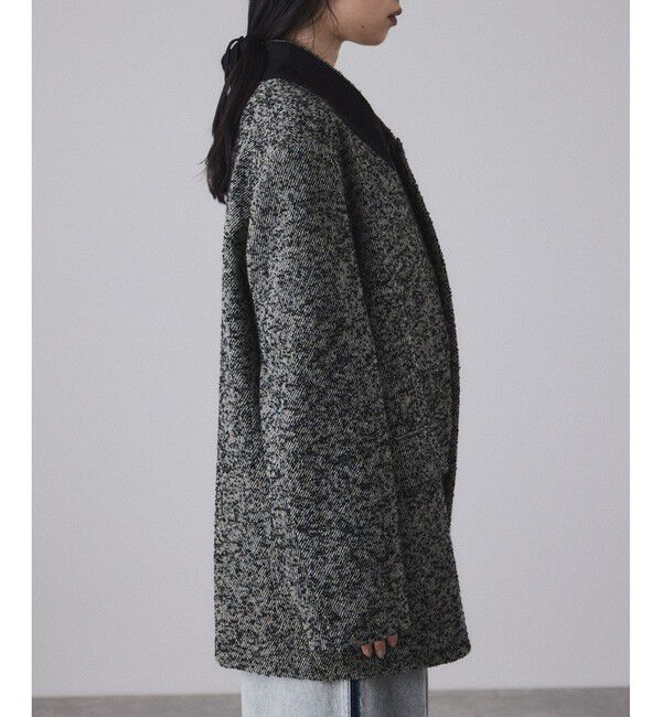 ADAM ET ROPE'「【EMOELLE】オーバーサイズシングルジャケット」|テーラードジャケット|