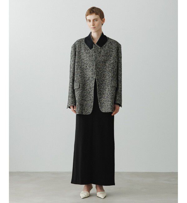 ADAM ET ROPE'「【EMOELLE】オーバーサイズシングルジャケット」|テーラードジャケット|