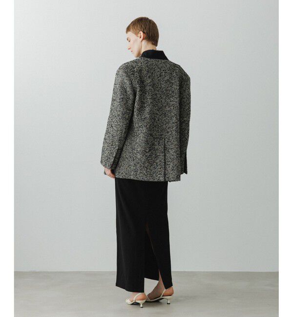 ADAM ET ROPE'「【EMOELLE】オーバーサイズシングルジャケット」|テーラードジャケット|