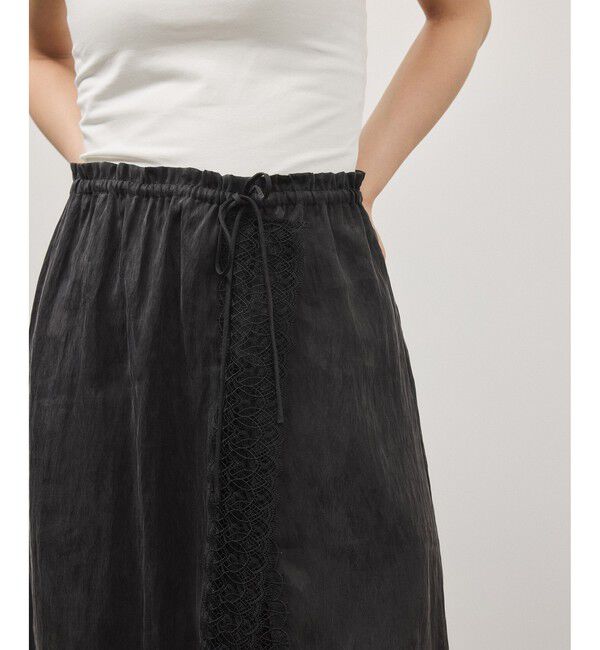 ADAM ET ROPE'「【サステナブル】レースワンピーススカート」|スカート|