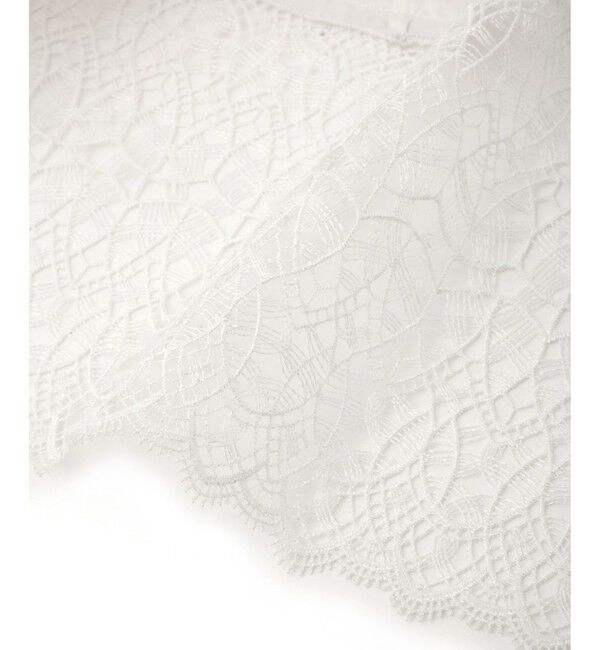 ADAM ET ROPE'「【サステナブル】レースワンピーススカート」|スカート|