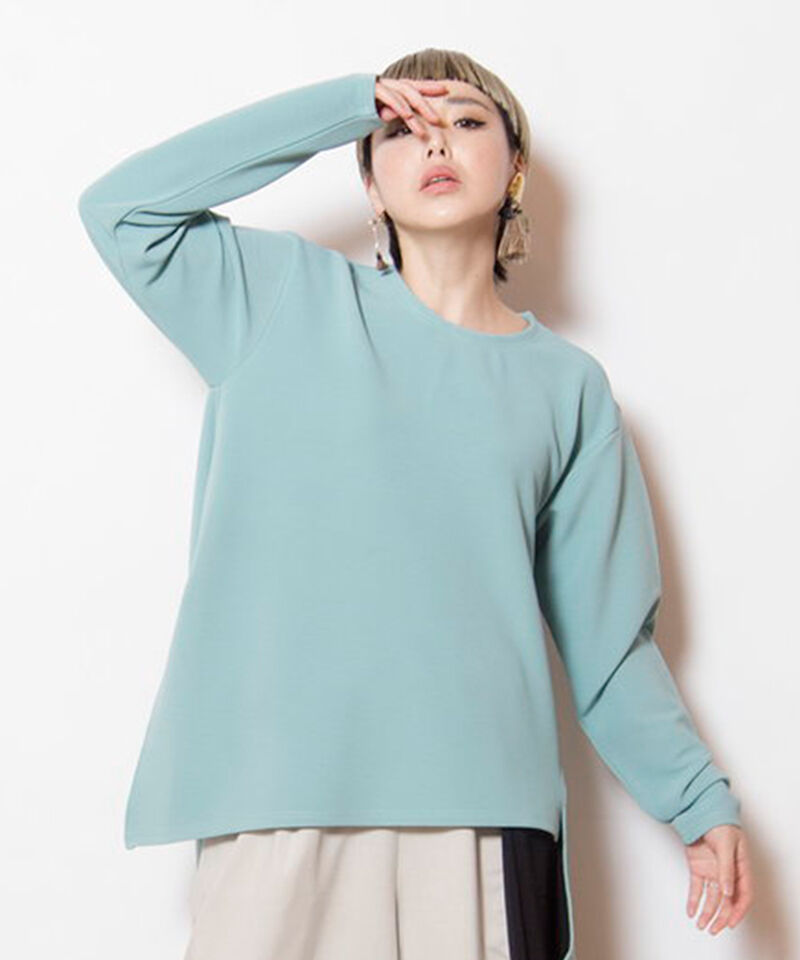  「アシンメトリーヘムＴシャツ」|Tシャツ・カットソー|MINT GREEN