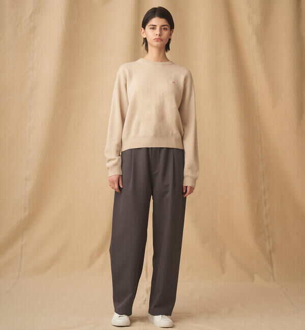 DANTON「DANTON | ラムウール クルーネックニットプルオーバー WOMEN」|ニット・セーター|