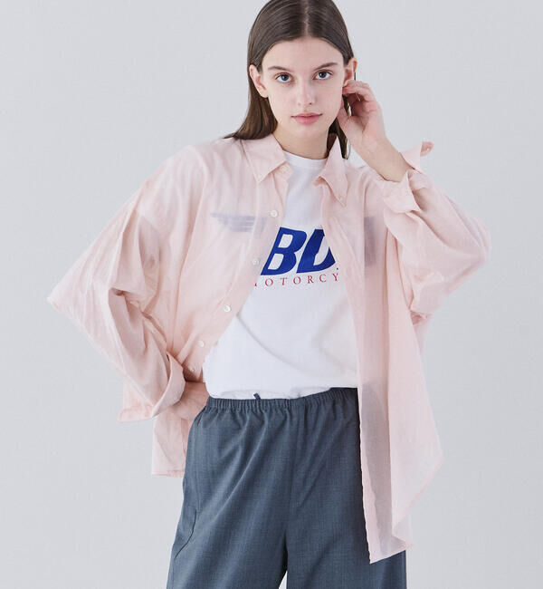  「THE SHINZONE | 〈別注〉SHEER DADDY SHIRTS WOMEN」|シャツ・ブラウス|
