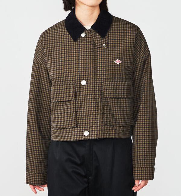 DANTON「DANTON | 中綿ナイロン ショートジャケット WOMEN」|その他|