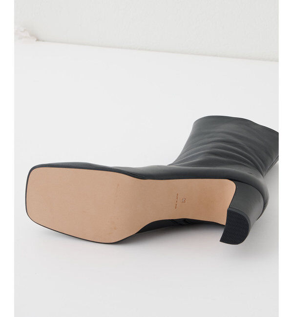 Hoaw.「【Hoaw.】スクエアショートブーツ」|ショートブーツ|