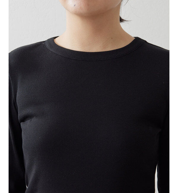  「コットンテレコクルーネックプルオーバー」|Tシャツ・カットソー|