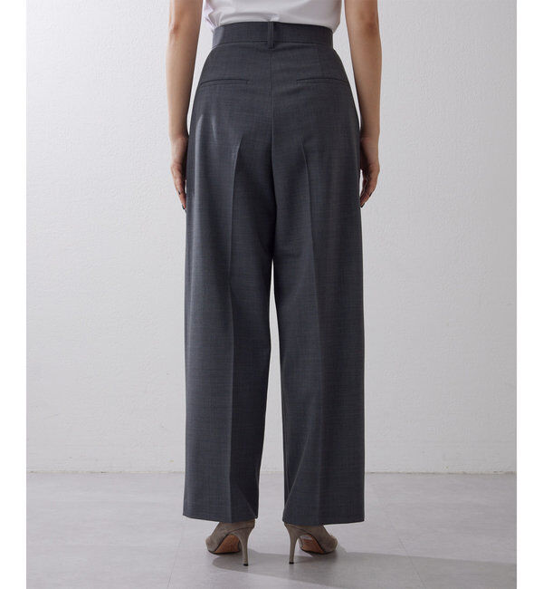  「ワイドタックパンツ」|チノ|