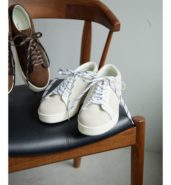 Hoaw.「【Hoaw.】レザースニーカー」|スニーカー|ホワイト