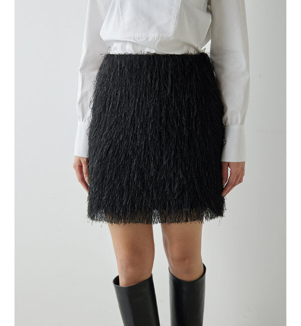  「シャギーミニスカート」|スカート|