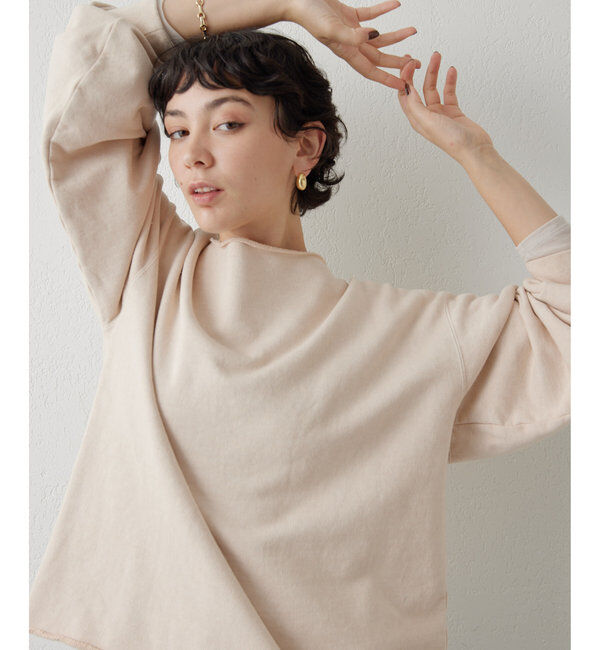  「ピグメントウラケプルオーバー」|Tシャツ・カットソー|ベージュ