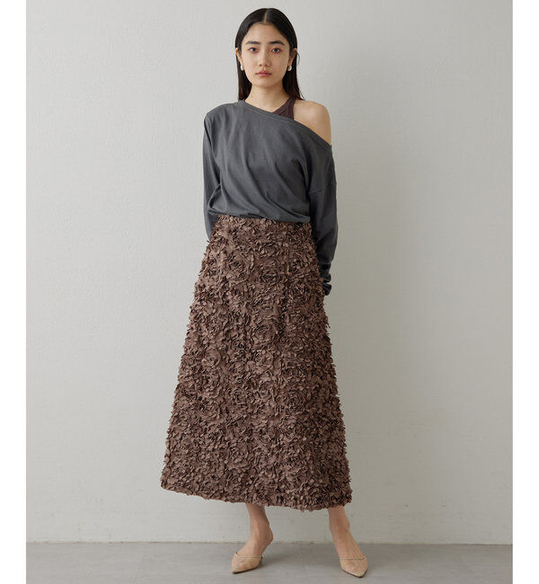 GEMINI「【GEMINI】フラワーモチーフスカート」|スカート|