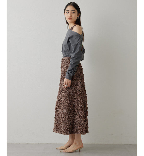 GEMINI「【GEMINI】フラワーモチーフスカート」|スカート|