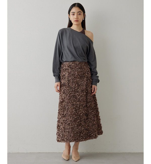 GEMINI「【GEMINI】フラワーモチーフスカート」|スカート|