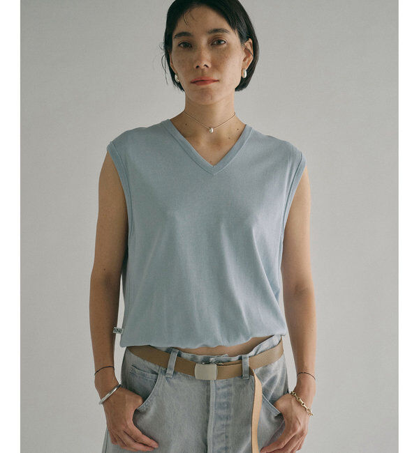 GEMINI「【GEMINI】リバーシブルニットベスト」|ニット・セーター|ベージュ