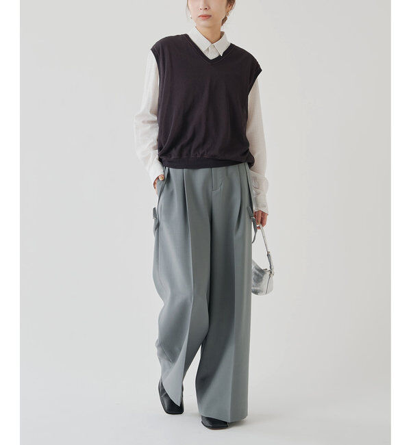 GEMINI「【GEMINI】リバーシブルニットベスト」|ニット・セーター|