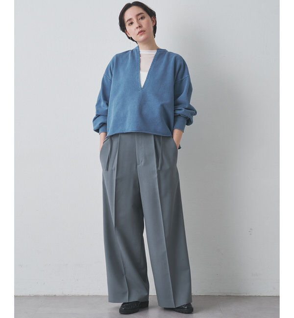  「ピグメントスウェットVプルオーバー」|Tシャツ・カットソー|