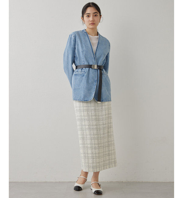  「DENIMノーカラージャケット」|その他|