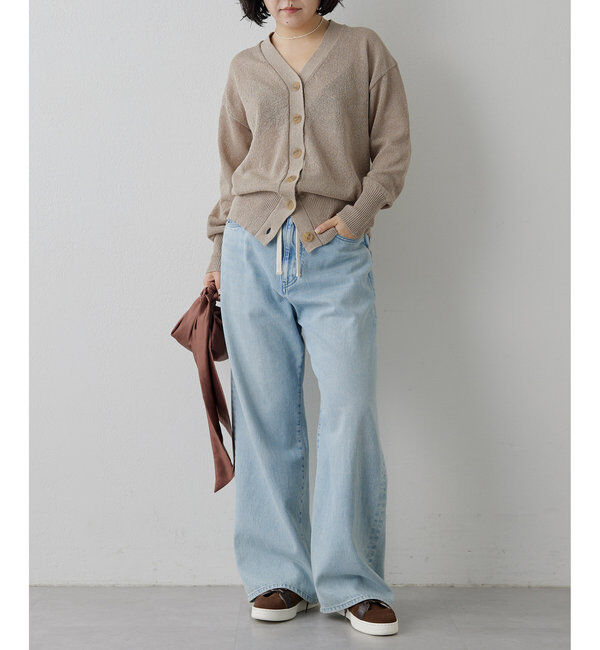  「ペーパーヤーンカーディガン」|ニット・セーター|