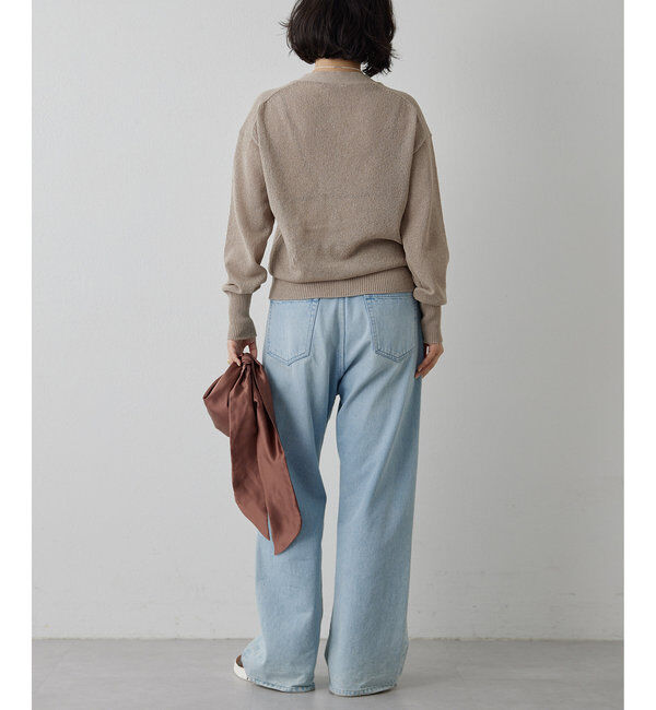  「ペーパーヤーンカーディガン」|ニット・セーター|