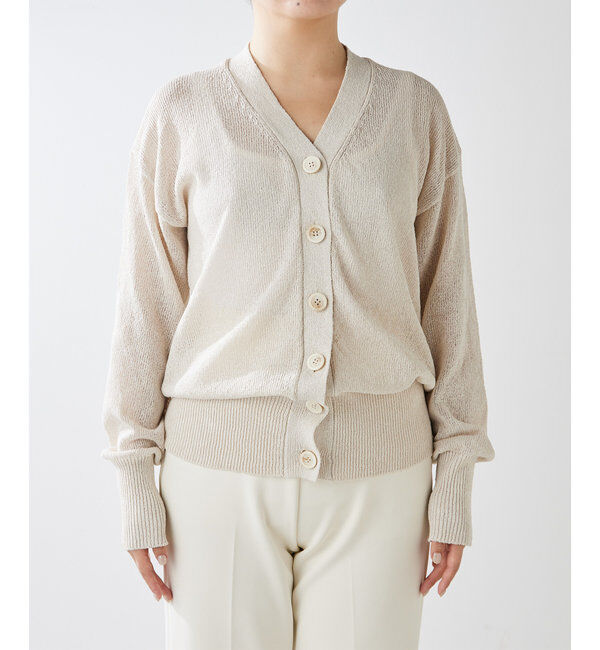  「ペーパーヤーンカーディガン」|ニット・セーター|