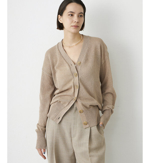  「ペーパーヤーンカーディガン」|ニット・セーター|