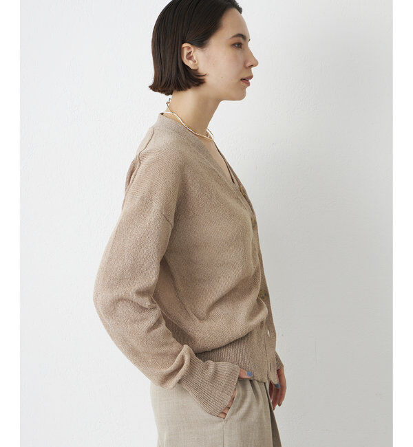  「ペーパーヤーンカーディガン」|ニット・セーター|