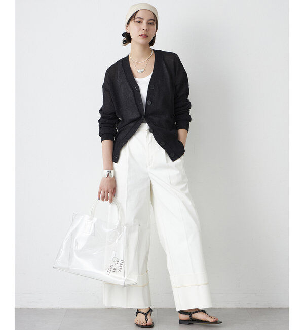  「ペーパーヤーンカーディガン」|ニット・セーター|