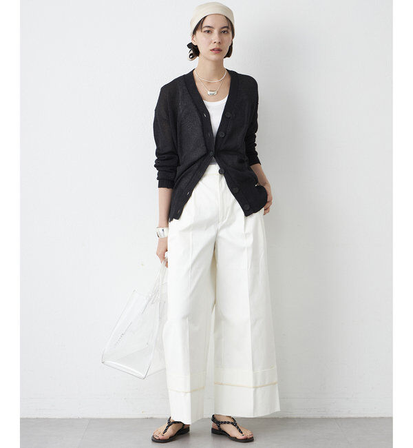  「ペーパーヤーンカーディガン」|ニット・セーター|