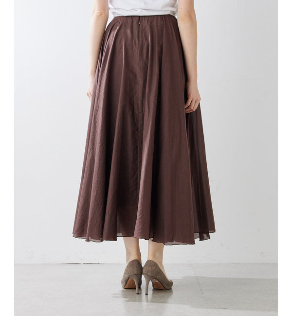  「シルクローンギャザースカート」|スカート|
