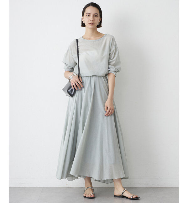  「シルクローンギャザースカート」|スカート|