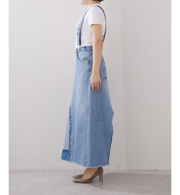  「【Jeanie Blue】SUSPENDERスカート」|ワンピース|