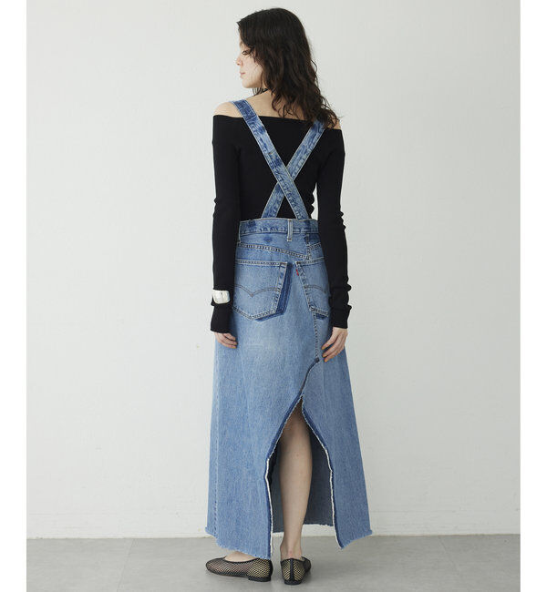  「【Jeanie Blue】SUSPENDERスカート」|ワンピース|