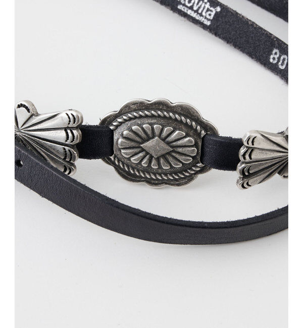  「【Puntovita】コンチョ細ベルト」|ベルト|