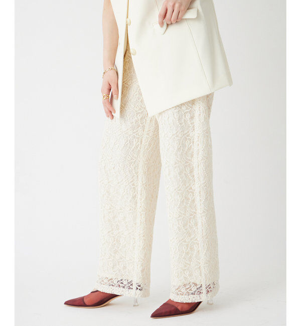 THE PAUSE「【THE PAUSE】エンブロイダリーパンツ」|チノ|