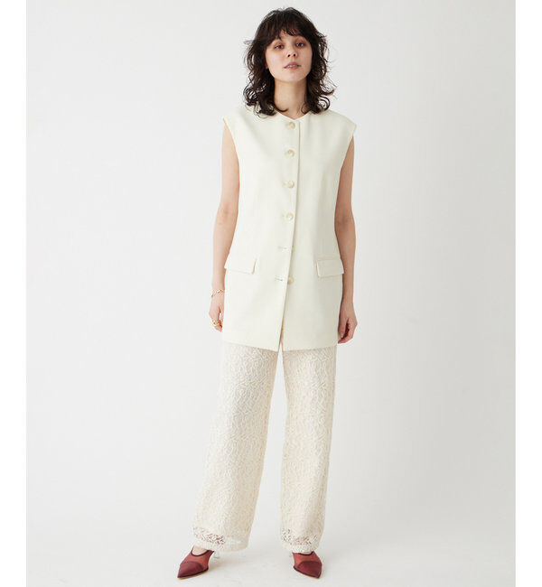 THE PAUSE「【THE PAUSE】エンブロイダリーパンツ」|チノ|