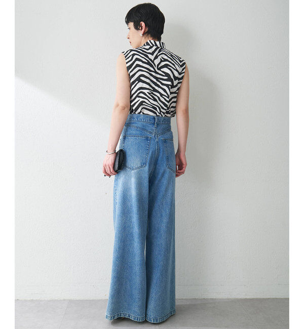  「ゼブラボウタイブラウス」|シャツ・ブラウス|