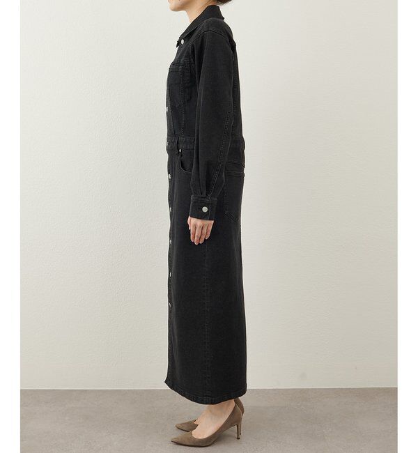  「ストレッチデニムワンピース」|ワンピース|